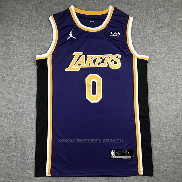 Maillot Los Angeles Lakers Russell Westbrook #0 Statement 2021-22 Voleta